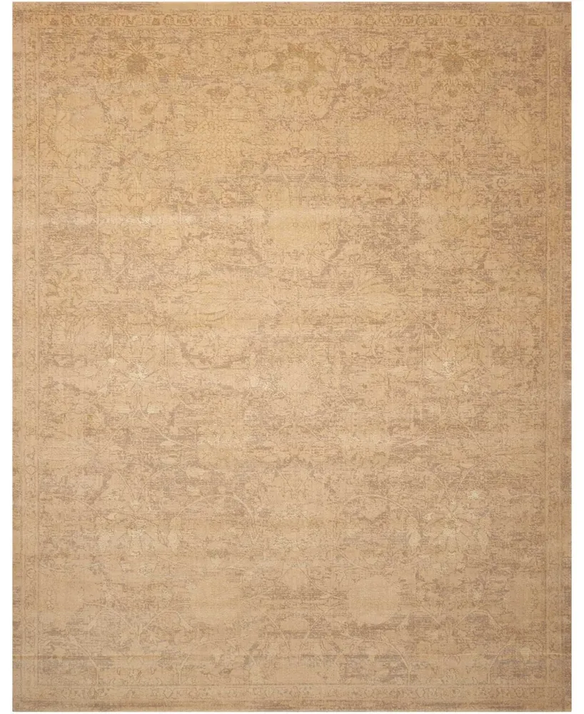 Nourison Home Silken Allure SLK12 Sand 5'6" x 8' Area Rug