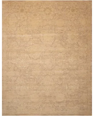 Nourison Home Silken Allure SLK12 Sand 5'6" x 8' Area Rug