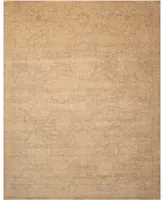 Nourison Home Silken Allure SLK12 Sand 5'6" x 8' Area Rug