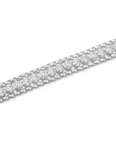 Cubic Zirconia Tennis Bracelet in Sterling Silver