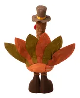 Glitzhome Turkey Standing Decor with Telescoping Legs