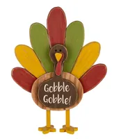 Glitzhome Thanksgiving Turkey Standing Decor
