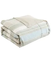 Tommy Bahama Serenity Cotton Reversible 5 Piece Comforter Set, King