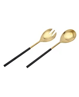 Godinger Encalmo Salad Spoon and Fork Set