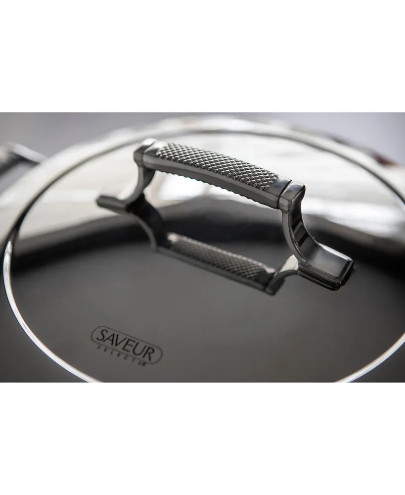 Saveur Selects Voyage Series Tri-Ply Stainless Steel 5-Qt. Sauteuse