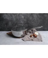 Saveur Selects Voyage Series Tri-Ply Stainless Steel 2-Qt. Chef's Pan with Lid