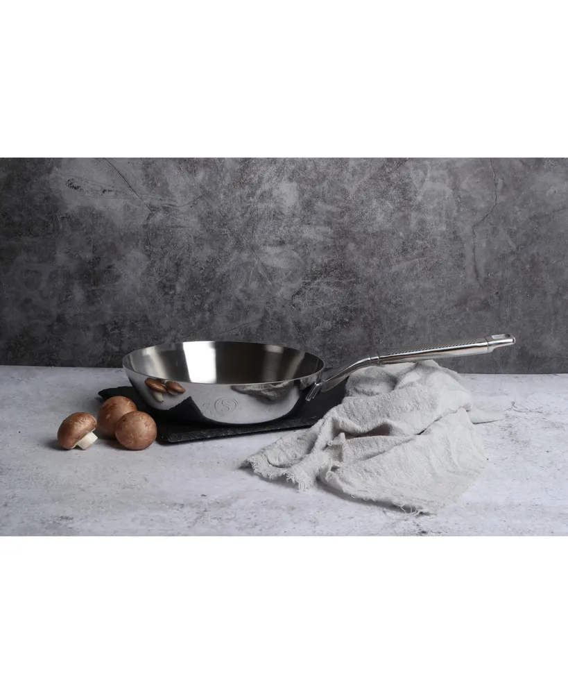 Saveur Selects Voyage Series Tri-Ply Stainless Steel 8" Fry Pan