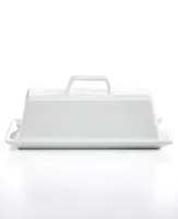 The Cellar Whiteware Covered Butter Dish, Created for Macy's