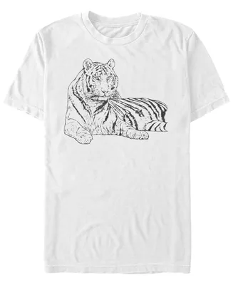 Fifth Sun White Tiger Men's Short Sleeve T-Shirt