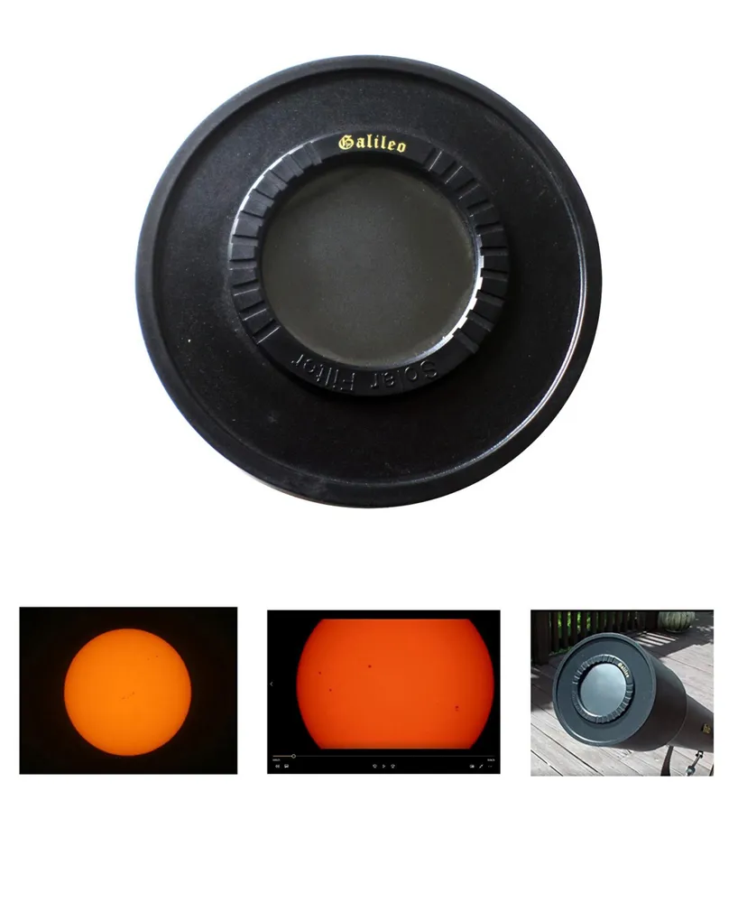 Cassini 800mm x 60mm Day and Night Telescope Kit Plus Smartphone Adapter and Solar Filter Cap