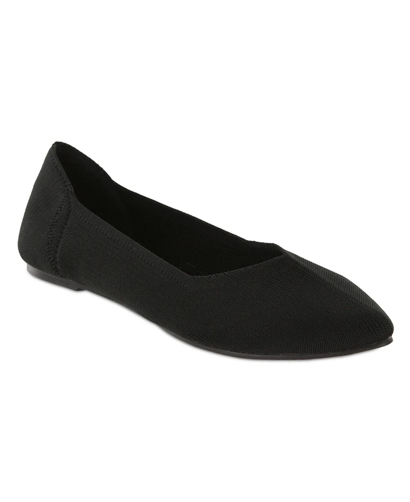 Mia Women's Kerri Ballet Knit Flats