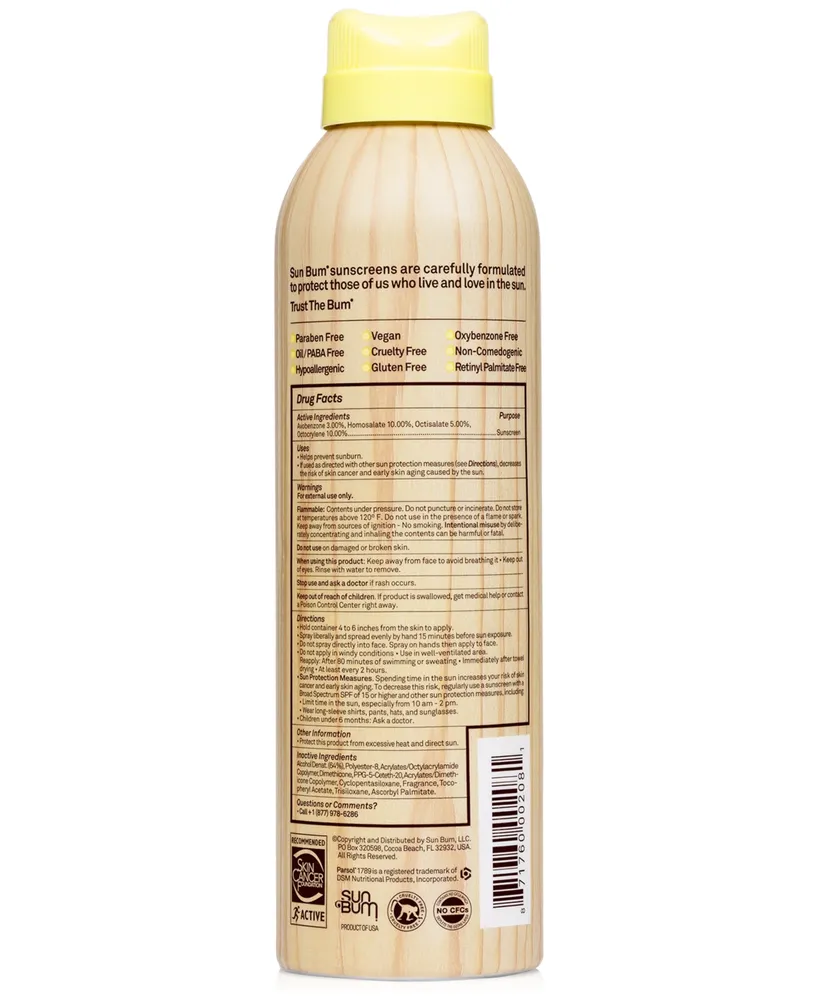 Sun Bum Sunscreen Spray Spf 70, 6