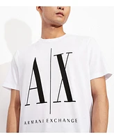 A|X Armani Exchange Men's Printed Icon Logo T-Shirt