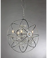 Home Accessories Saturn 15" 6-Light Indoor Chandelier with Light Kit