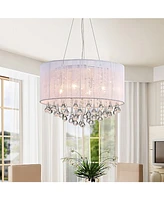 Home Accessories Spherical 27" 4-Light Indoor Chandelier with Light Kit