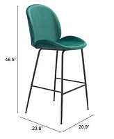 Zuo Miles Bar Chair