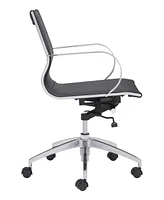 Zuo Glider Low Back Office Chair