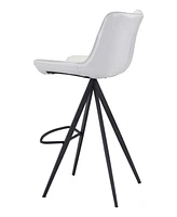 Zuo Aki Bar Chair, Set of 2