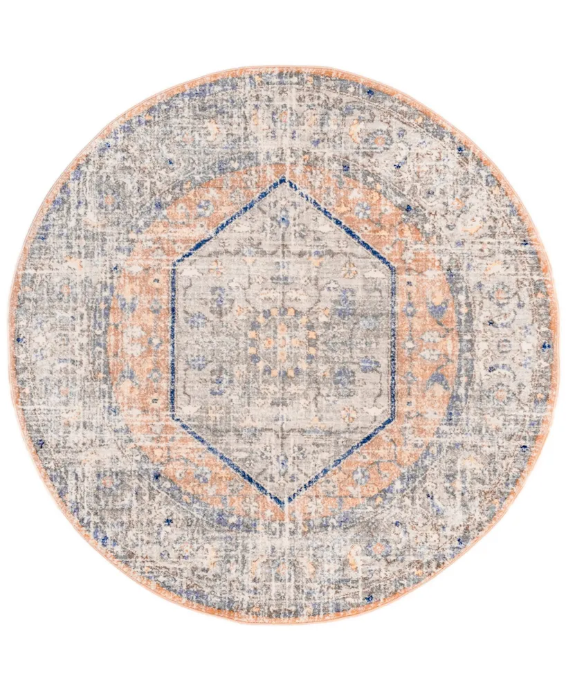 nuLoom Jacquie 4' x 4' Round Area Rug