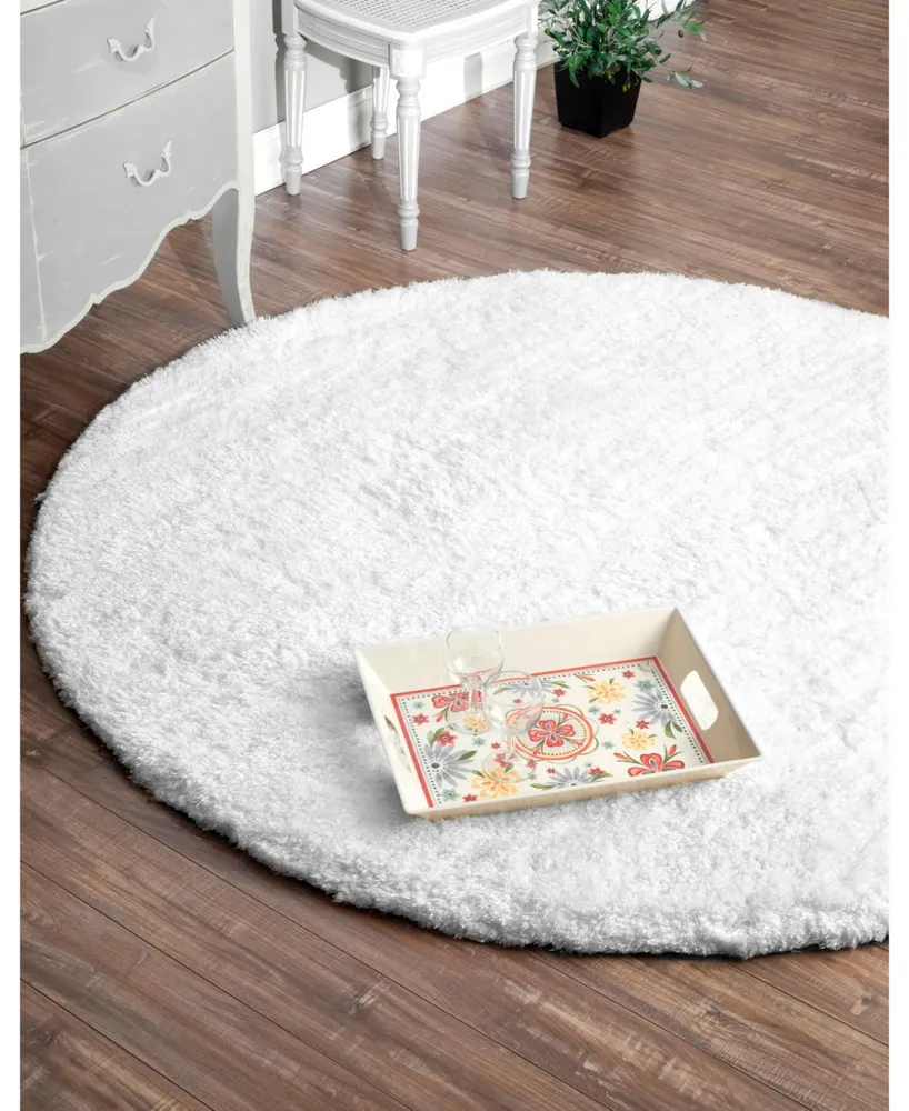 nuLoom Maginifique Shag 6' x 6' Round Area Rug