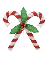 Northlight Double Candy Cane Lighted Outdoor Christmas Decor