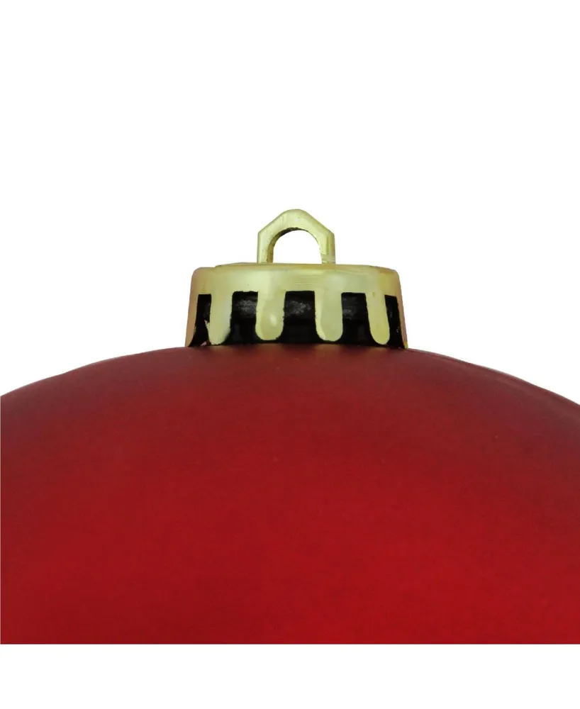 Northlight Hot Shatterproof Matte Commercial Christmas Ball Ornament