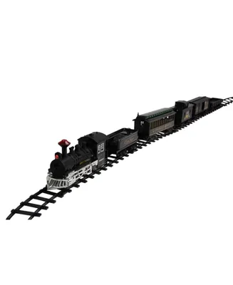 Northlight 16 Piece Battery Operated Lighted and Animated Classic Train Set with Sound