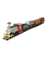 Northlight Battery Operated Lighted and Animated Christmas Express Train Set with Sound