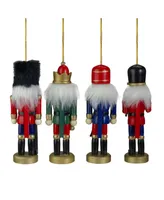 Northlight Assorted Classic Nutcracker Ornaments, Set of 4