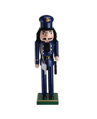 Northlight Wooden Christmas Nutcracker Police Officer