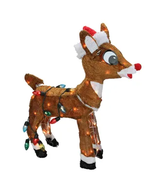 Northlight Pre-Lit Rudolph Nosed Reindeer Christmas Outdoor Decoration