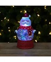 Northlight Santa Claus Led Lighted Swirling Glitter Water Globe Christmas Table top Decoration