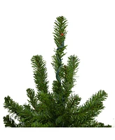 Northlight Pre-Lit Slim Alpine Artificial Christmas Trees