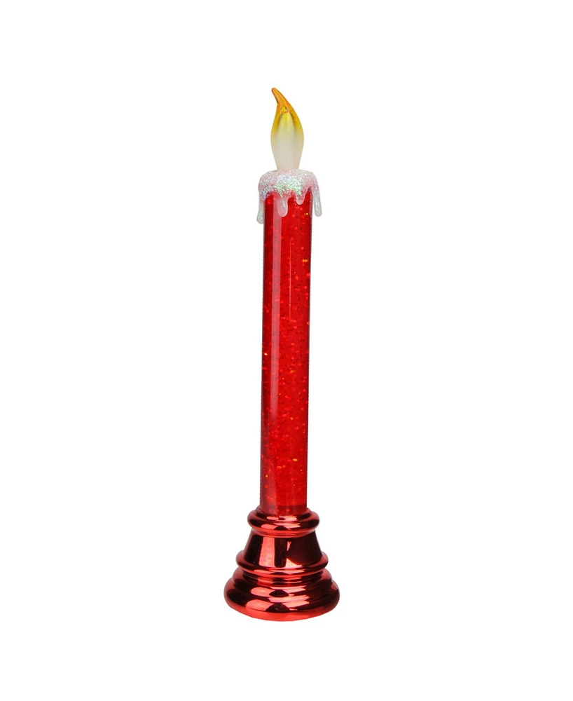 Northlight Led Glitter Flameless Christmas Candle Lamp