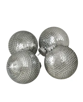 Northlight 4 Count Sequin Christmas Ball Ornaments