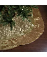 Northlight Quilted Christmas Tree Skirt with Iridescent Sequins