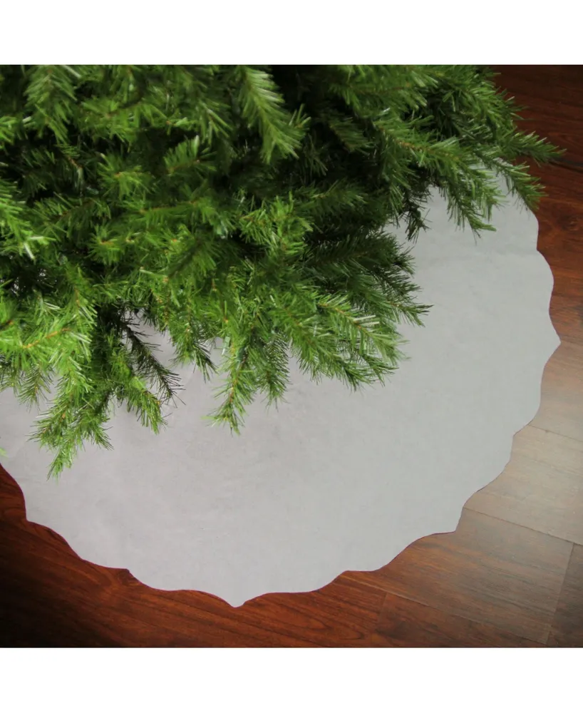 Northlight Christmas Traditions Scalloped Edge Christmas Tree Skirt