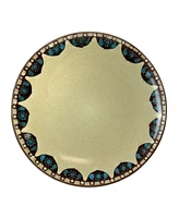 Elama Clay Heart 16 Piece Luxurious Stoneware Dinnerware Set