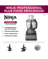 Ninja BN601 Professional Advanced Food Processor, 1000 Watts, 9-Cups, Auto-iQ Preset Programs