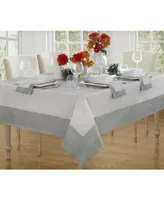 Villeroy & Boch New Wave Metallic Border Linen Tablecloth