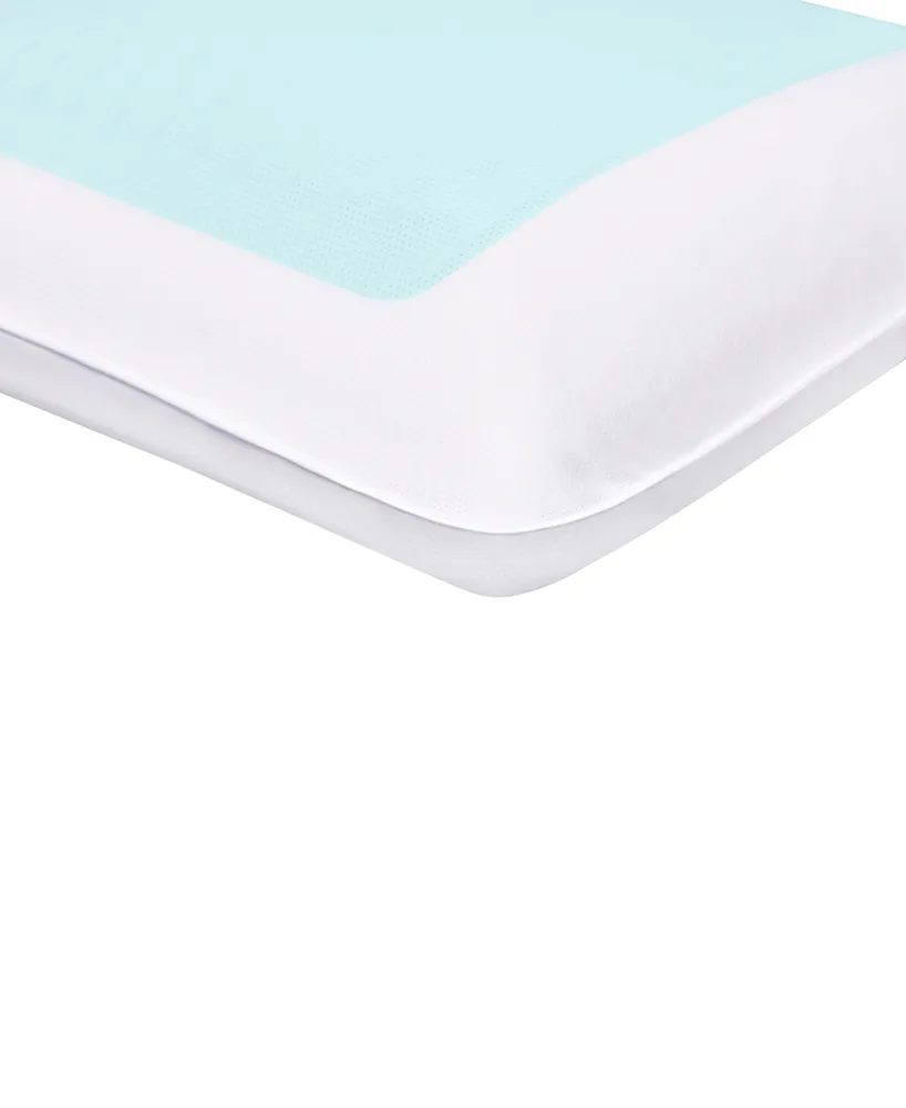 Comfort Revolution Cool Comfort Hydraluxe Standard Pillow, Gel & Custom Contour Open Cell Memory Foam