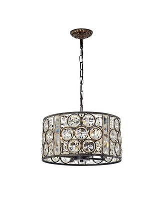 Home Accessories Welle 16" 4-Light Indoor Chandelier with Light Kit
