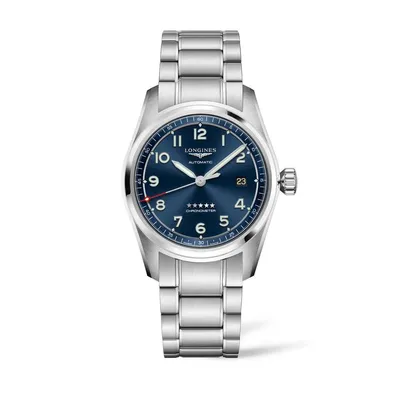 Longines Men's Automatic Spirit Stainless Steel Chronometer Bracelet Watch 40mm