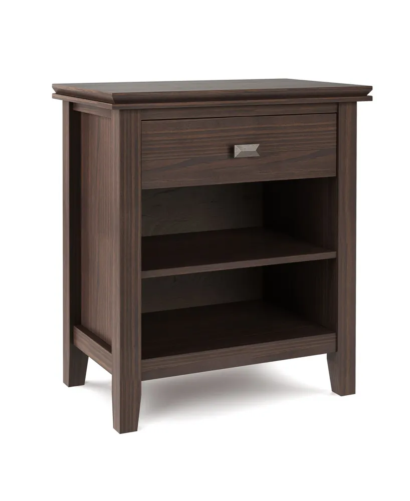 Simpli Home Artisan Solid Wood Bedside Table