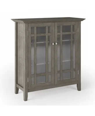Simpli Home Bedford Solid Wood Medium Storage Cabinet