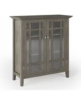 Simpli Home Bedford Solid Wood Medium Storage Cabinet