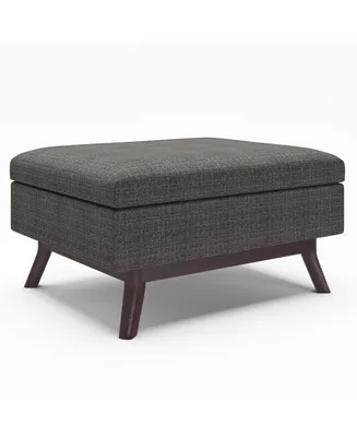 Simpli Home Owen Coffee Table Storage Ottoman