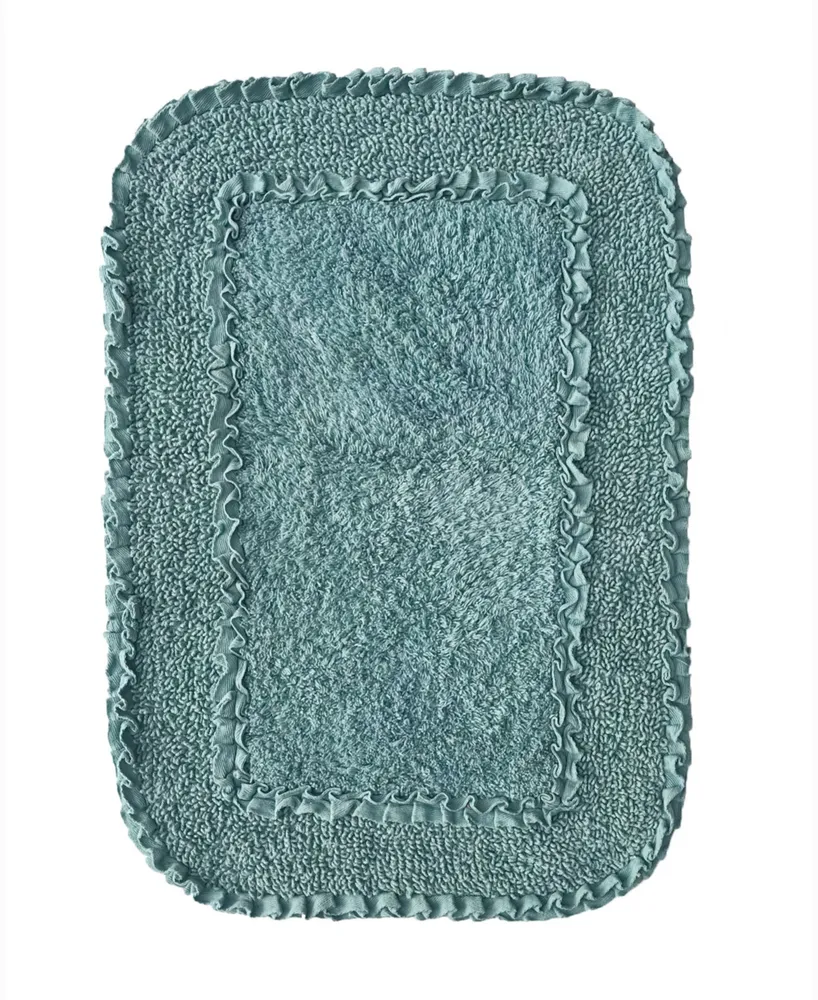 Green Bath Rugs & Mats - Macy's