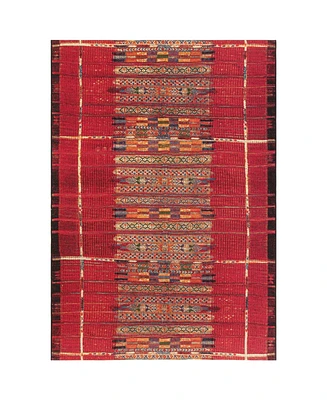 Liora Manne' Marina Tribal Stripe 7'10" x 9'10" Outdoor Area Rug