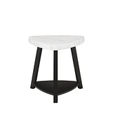 Picket House Furnishings Lena Marble Top End Table